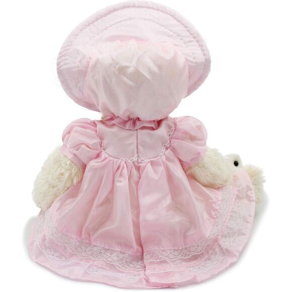 10" Oitscute Pink Small Teddy Bear with Cloth Stuffed Animal Soft Plush Toy - Picture 4 of 5